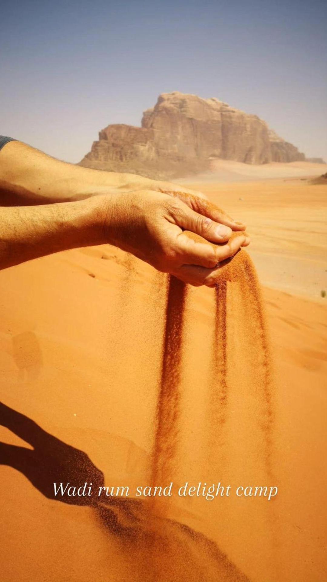 Wadi Rum Sand Delight Camp Hotel Exterior foto